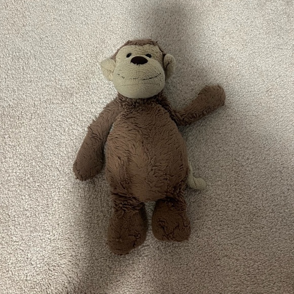 Jellycat I am original Bashful Monkey plush animal stuffed toy cute pre-owned - Picture 2 of 7